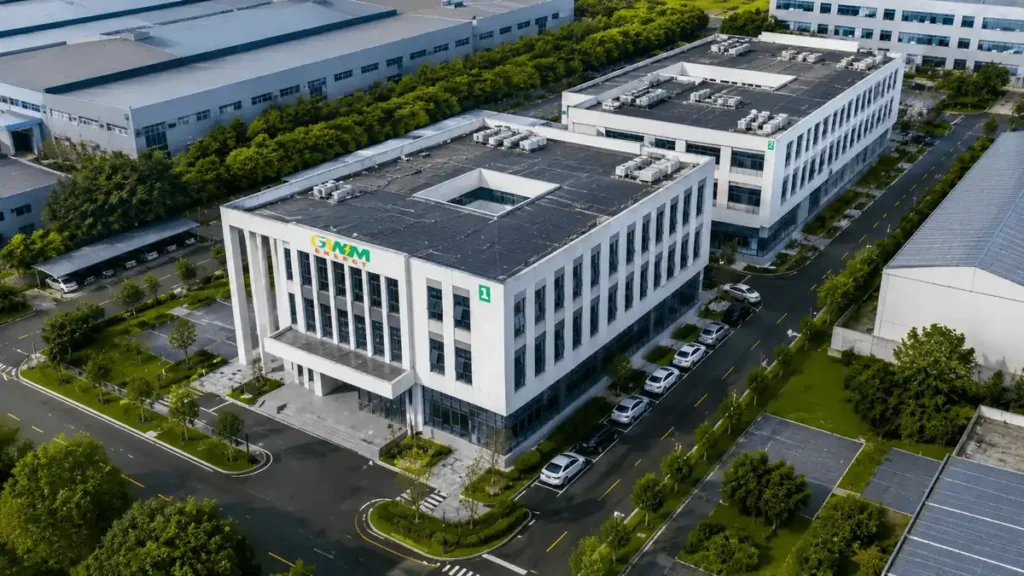 Aerial view of GWM Energy headquarters, a leading provider of the best lithium battery in Pakistan for residential, commercial, and industrial energy storage.