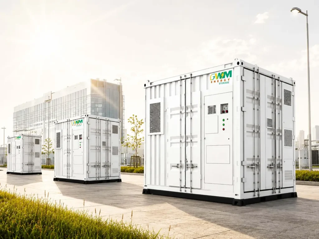 GWM Energy containerized best lithium battery brand in pakistan energy storage systems for commercial, industrial, and utility-scale renewable energy applications.