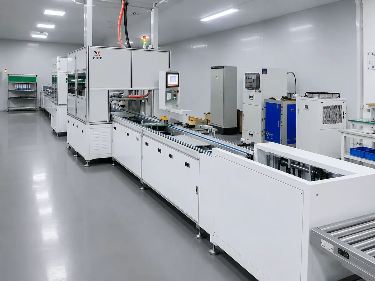 GWM Energy Company clean room lithium battery assembly line